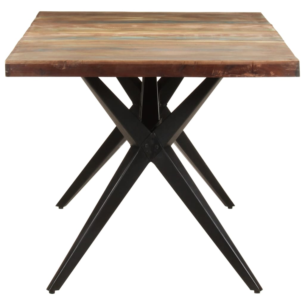 NNEVL Dining Table 180x90x76 cm Solid Reclaimed Wood-1