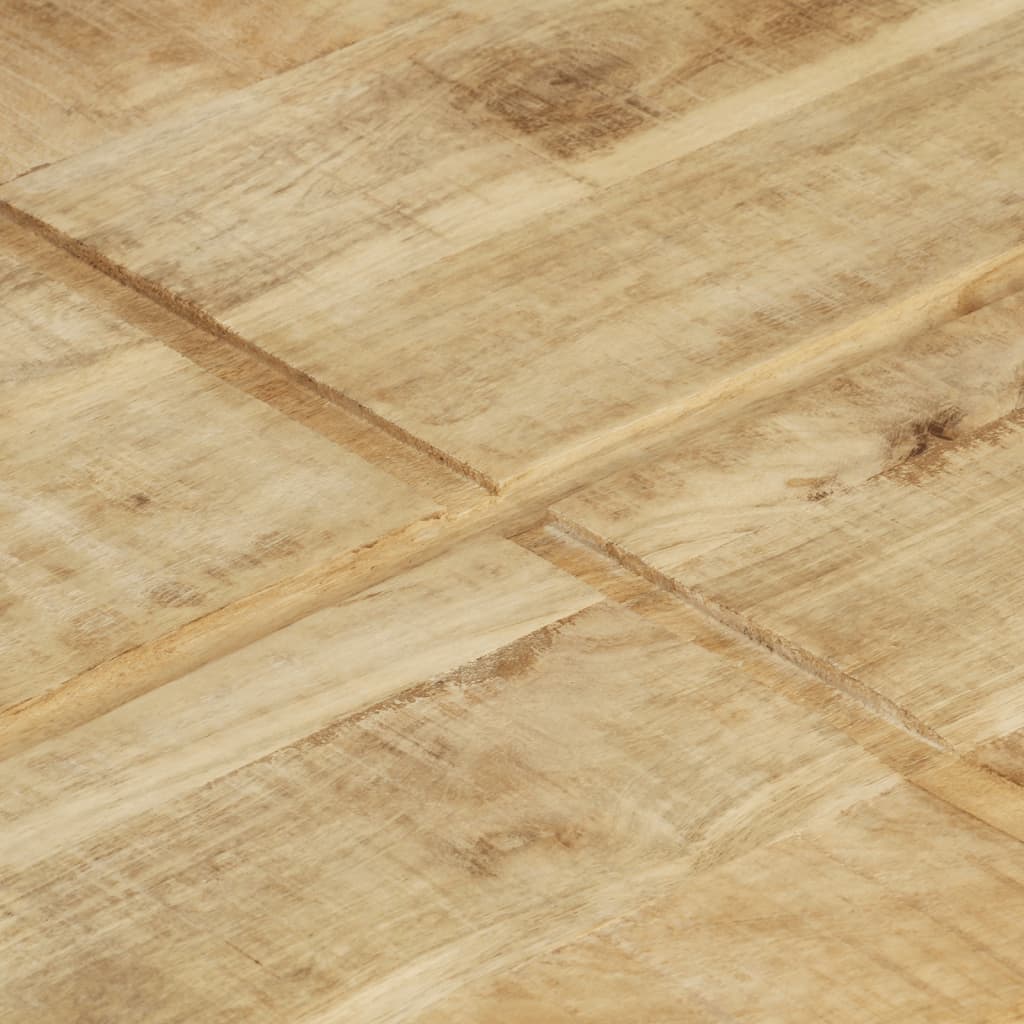 NNEVL Coffee Table 80x80x28 cm Solid Mango Wood-4