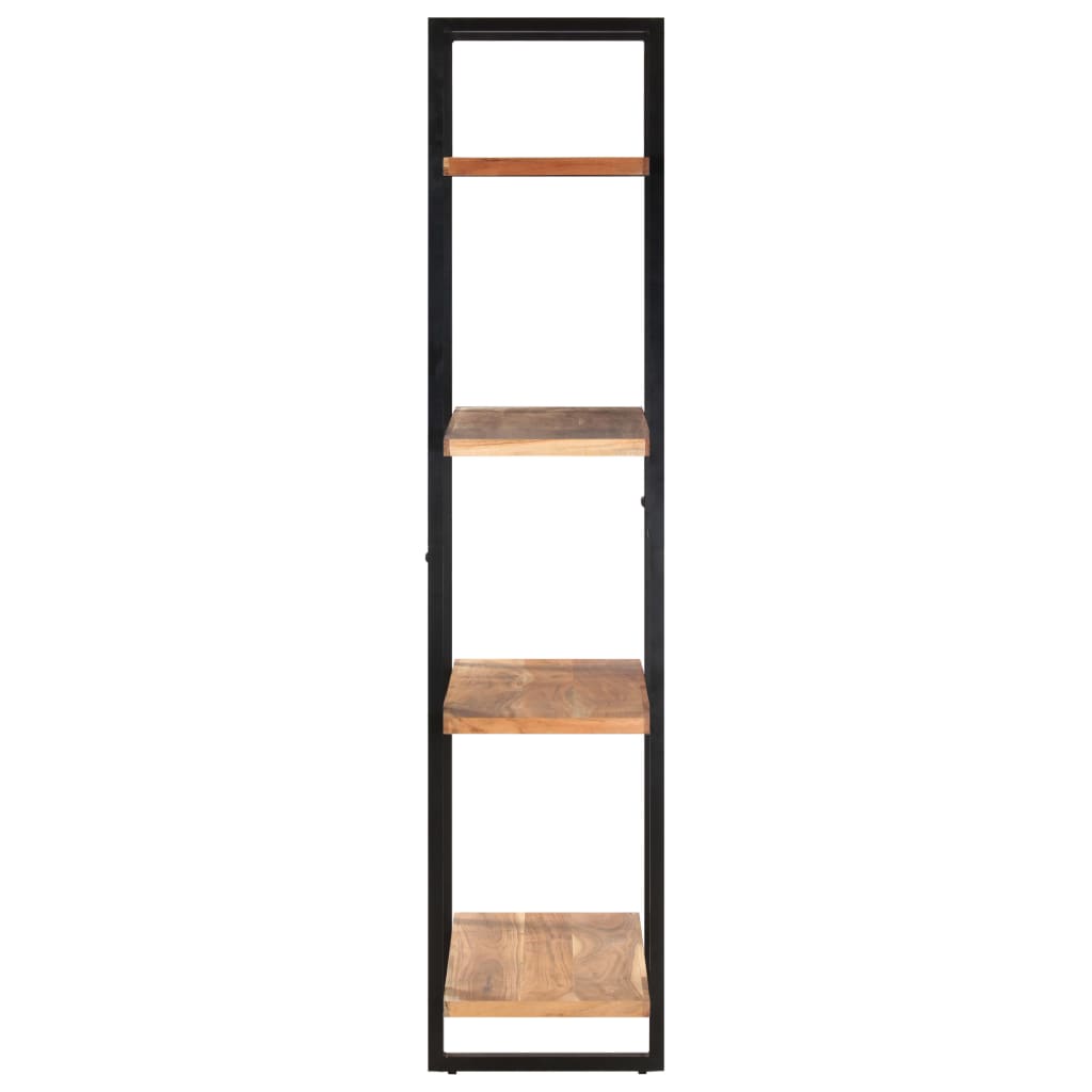 NNEVL 4-Tier Bookcase 80x40x180 cm Solid Acacia Wood-2