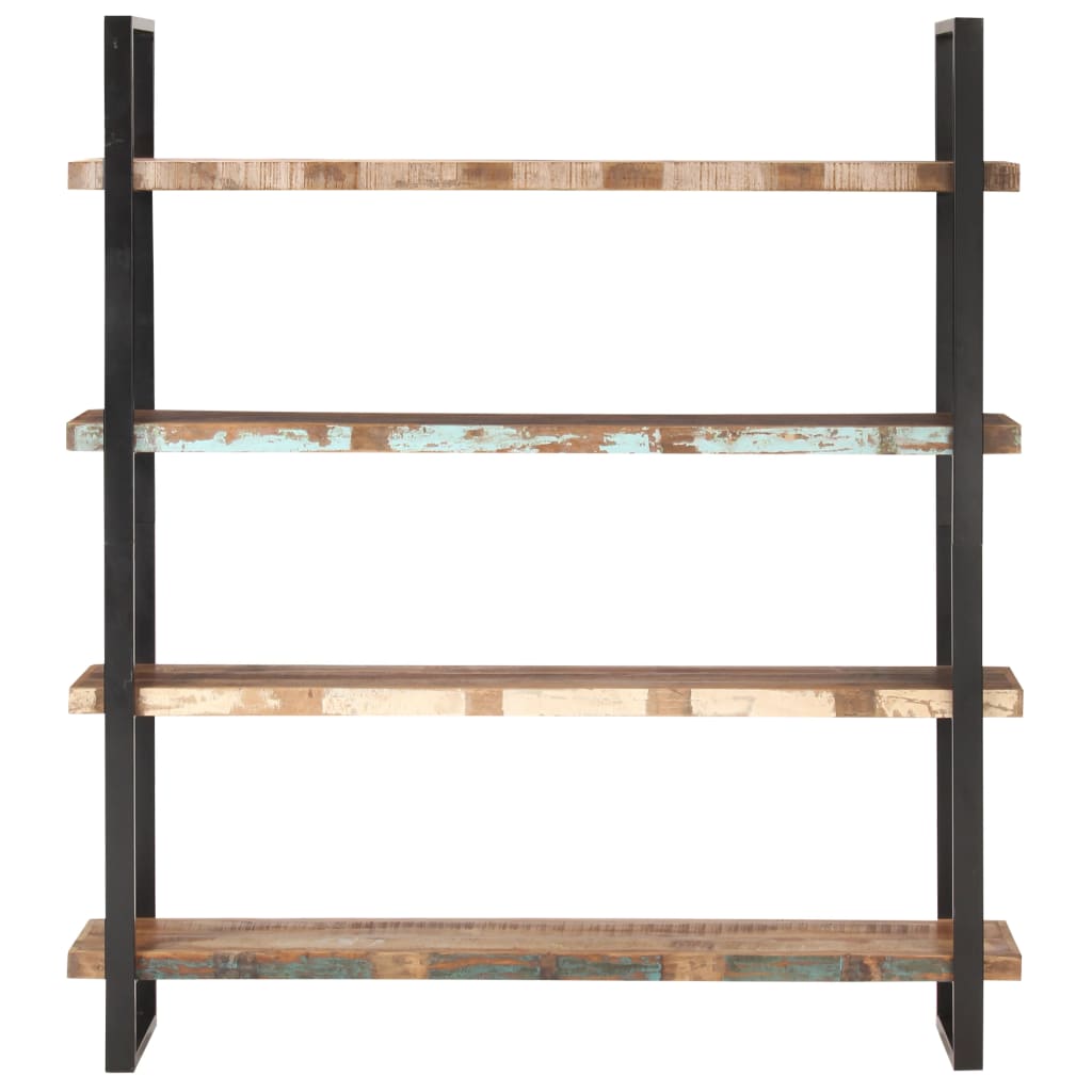 NNEVL 4-Tier Bookcase 160x40x180 cm Solid Reclaimed Wood-1