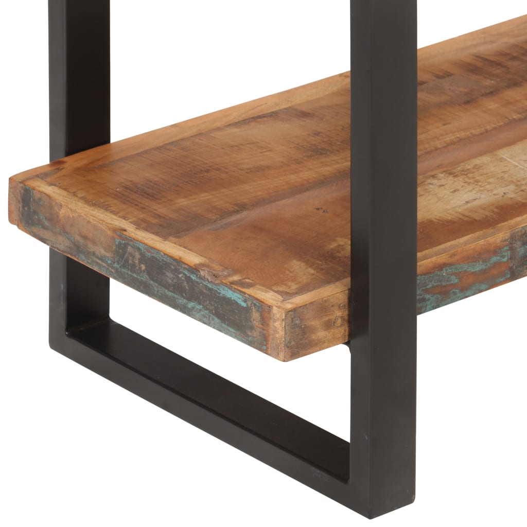 NNEVL 4-Tier Bookcase 160x40x180 cm Solid Reclaimed Wood-3