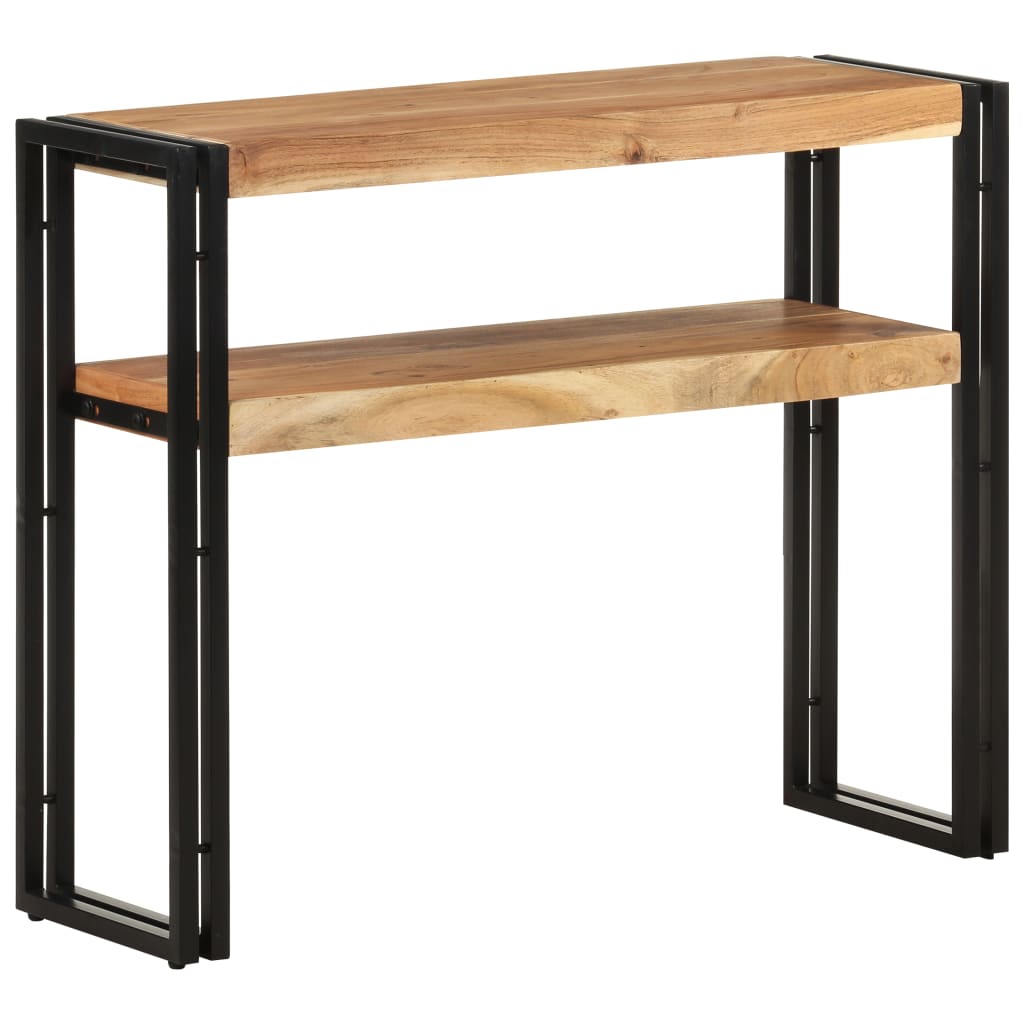 NNEVL Console Table 90x30x75 cm Solid Acacia Wood-0