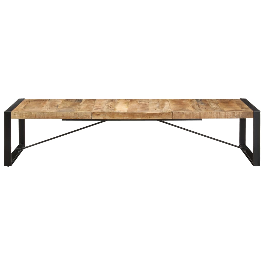 NNEVL Coffee Table 180x90x40 cm Solid Wood Mango-1