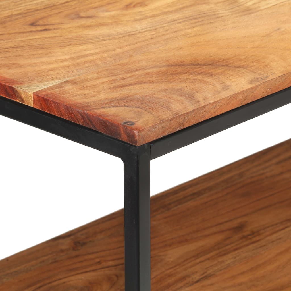 NNEVL Sideboard 150x30x75 cm Solid Acacia Wood-3