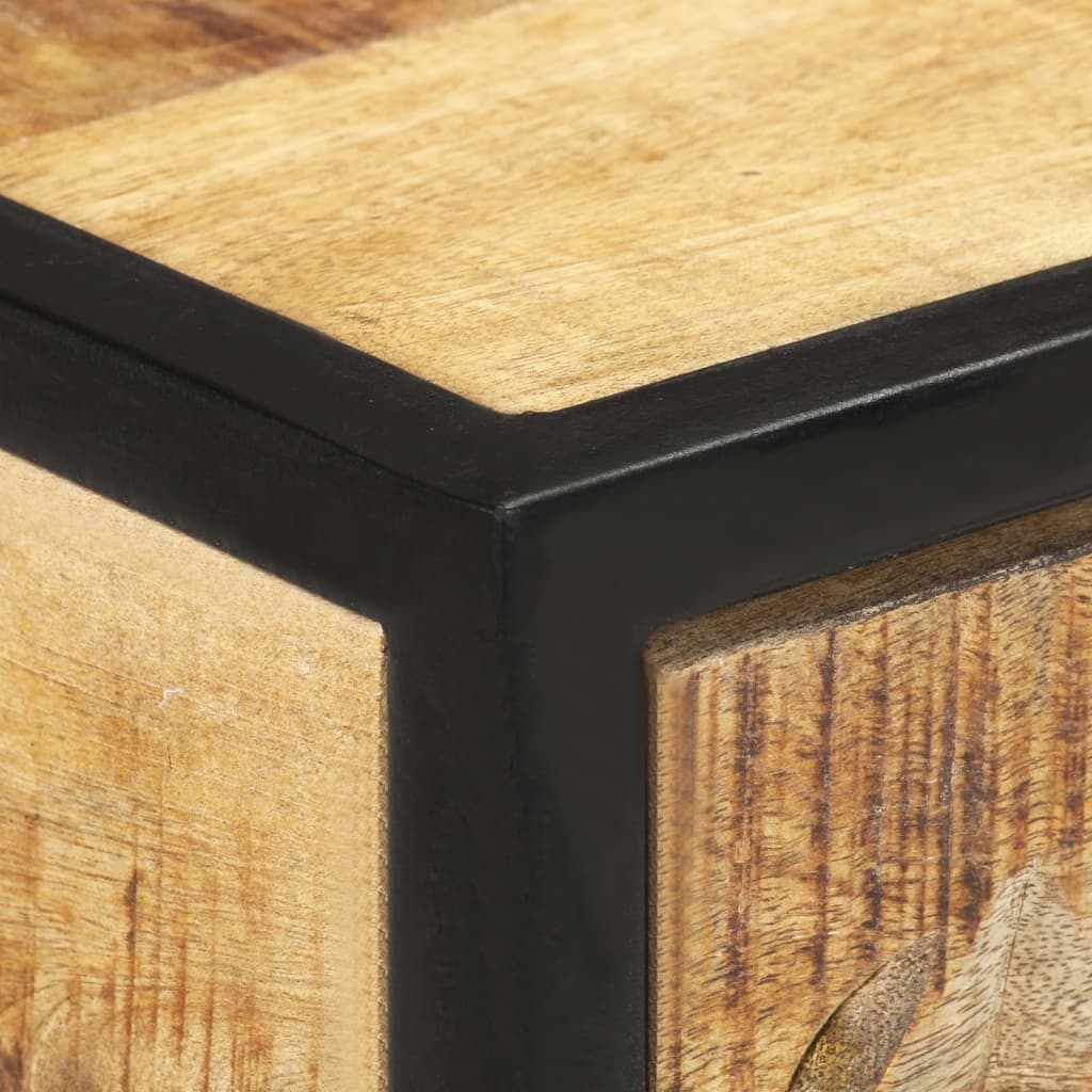 NNEVL Console Table 100x35x75 cm Solid Mango Wood-1
