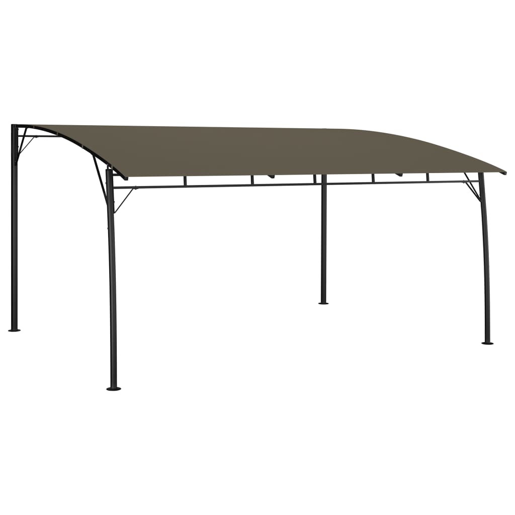NNEVL Garden Sunshade Awning 4x3x2.55 m Taupe-0