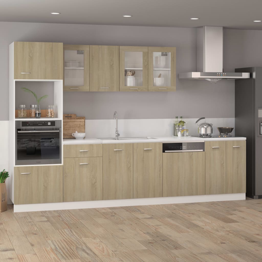 NNEVL Drawer Bottom Cabinet Sonoma Oak 50x46x81.5 cm Chipboard-2