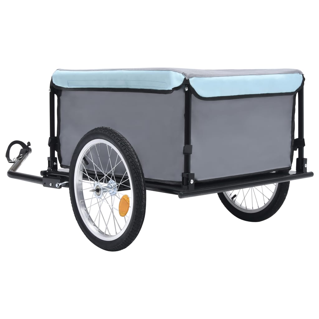 NNEVL Bike Cargo Trailer Black and Blue 65 kg-3