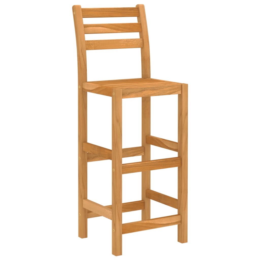 NNEVL 7 Piece Outdoor Bar Set Solid Acacia Wood-4