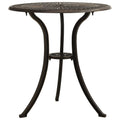 NNEVL Garden Table Bronze 62x62x65 cm Cast Aluminium-0