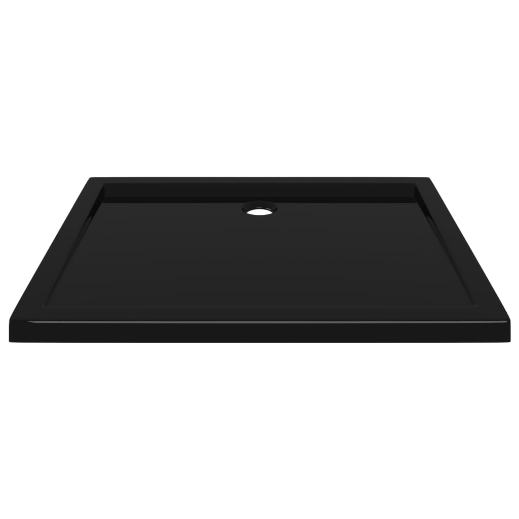 NNEVL Rectangular ABS Shower Base Tray Black 70x90 cm-2