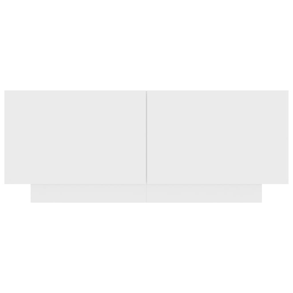 NNEVL TV Cabinet White 100x35x40 cm Chipboard-4