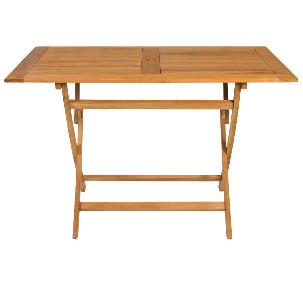 NNEVL 7 Piece Garden Dining Set Solid Teak Wood-2