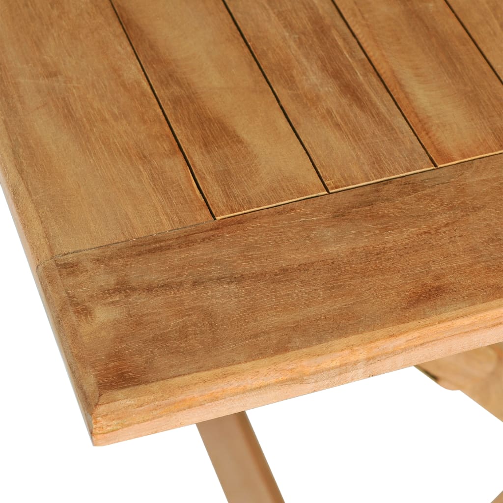 NNEVL 7 Piece Garden Dining Set Solid Teak Wood-3