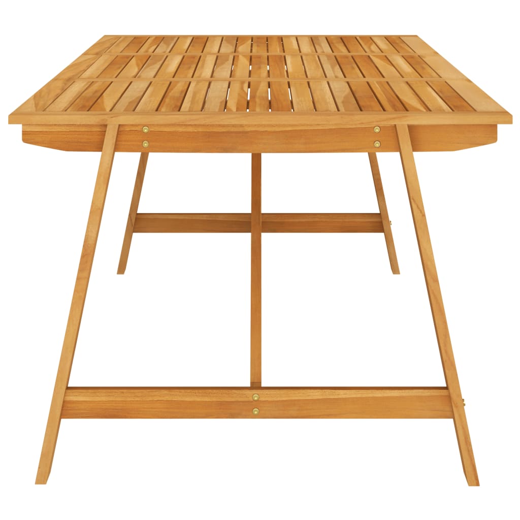 NNEVL 9 Piece Garden Dining Set Brown-1