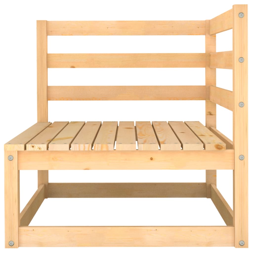 NNEVL 5 Piece Garden Lounge Set Solid Pinewood-4