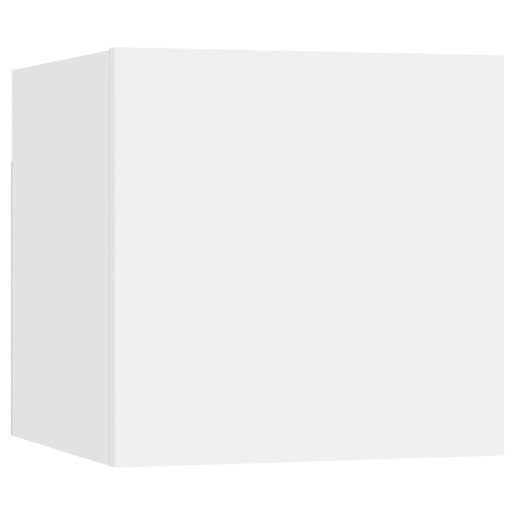 NNEVL 5 Piece TV Cabinet Set White Chipboard-3