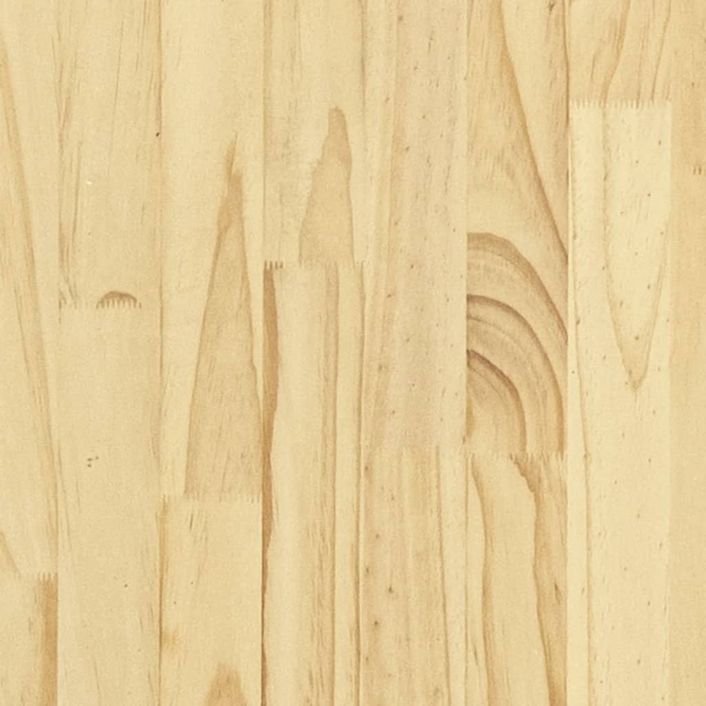 NNEVL Bedside Cabinet 40x31x50 cm Solid Pinewood-3