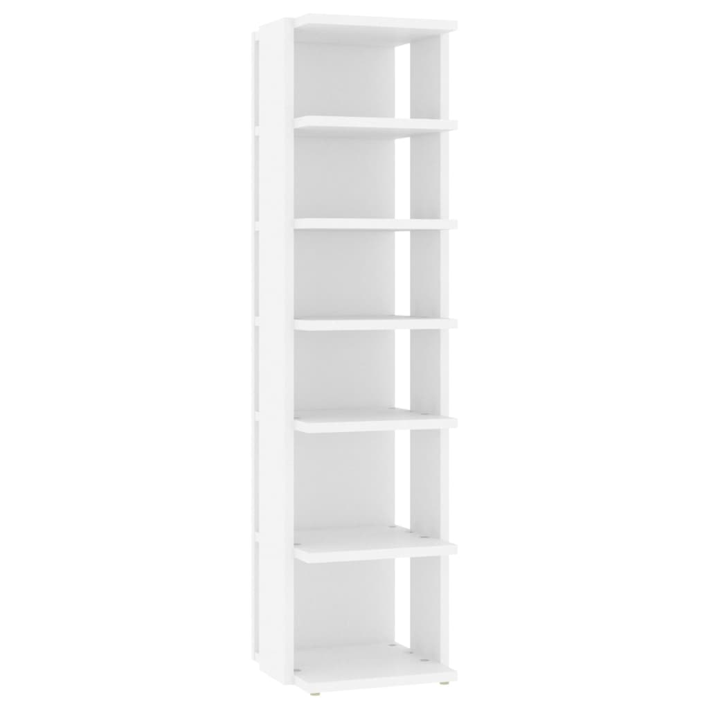 NNEVL Shoe Cabinets 2 pcs White 25x27x102 cm Chipboard-4