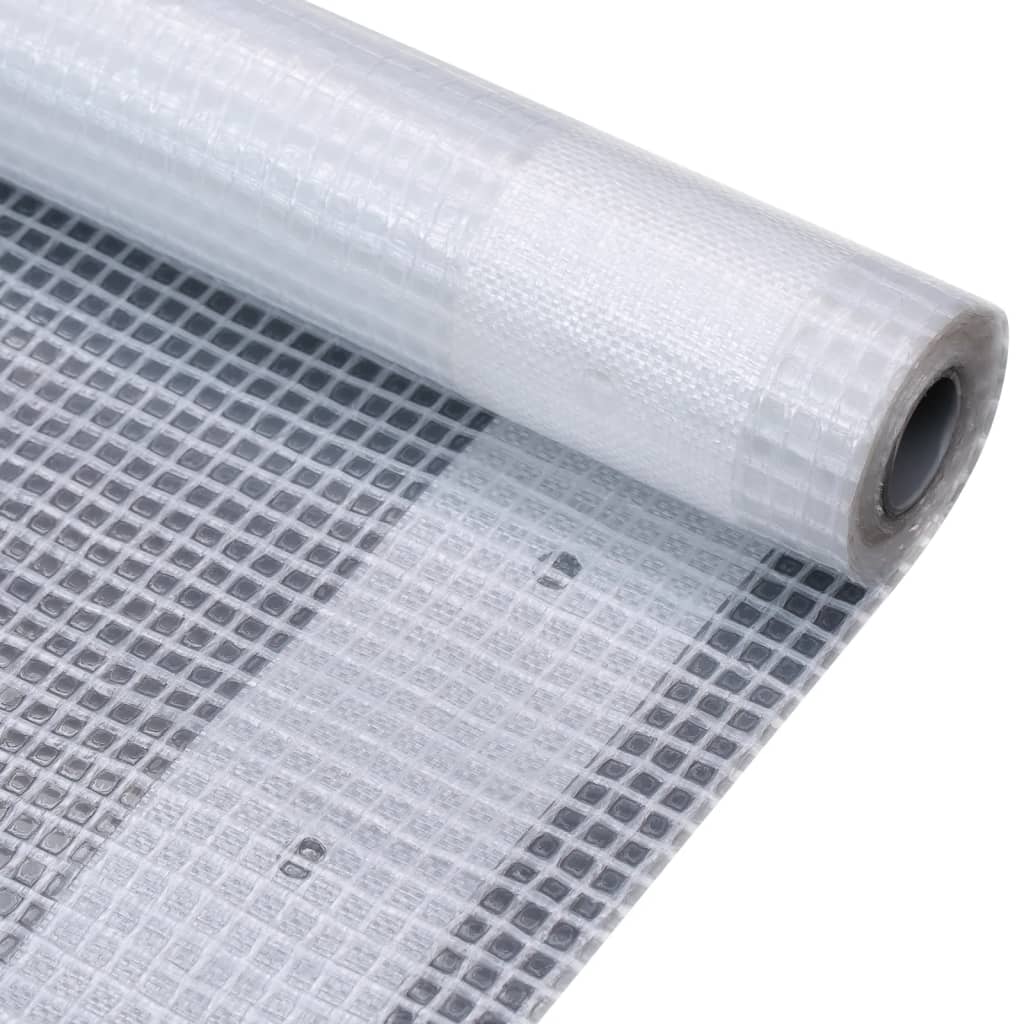 NNEVL Leno Tarpaulins 2 pcs 260 g/m² 4x6 m White-1