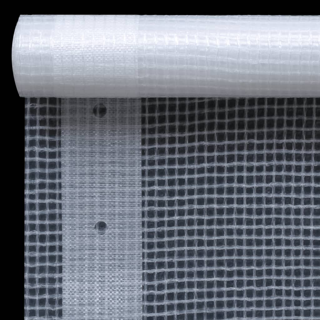 NNEVL Leno Tarpaulins 2 pcs 260 g/m² 4x6 m White-2