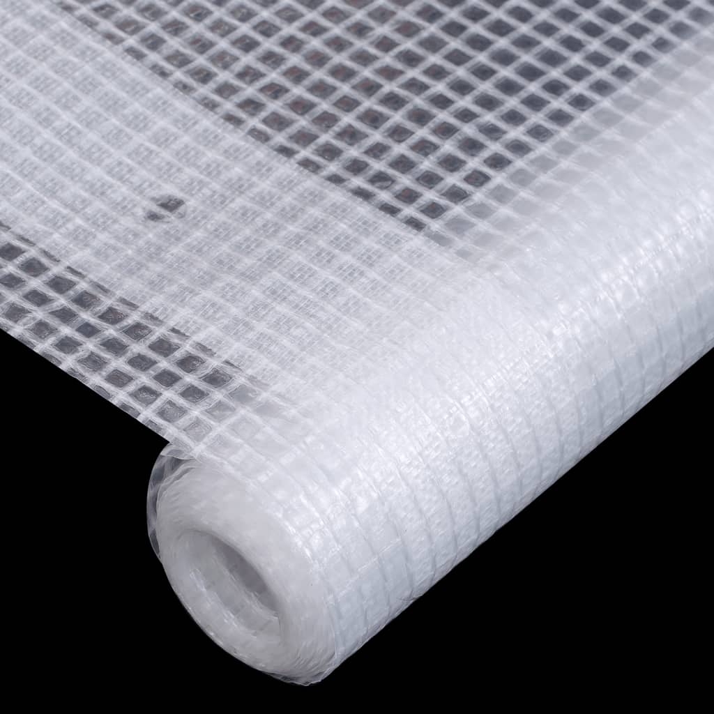 NNEVL Leno Tarpaulins 2 pcs 260 g/m² 4x6 m White-4
