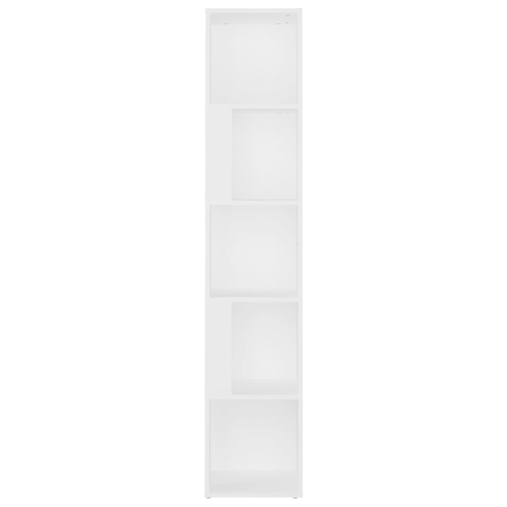 NNEVL Corner Cabinet White 33x33x164.5 cm Chipboard-4