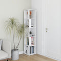 NNEVL Corner Cabinet White 33x33x164.5 cm Chipboard-0