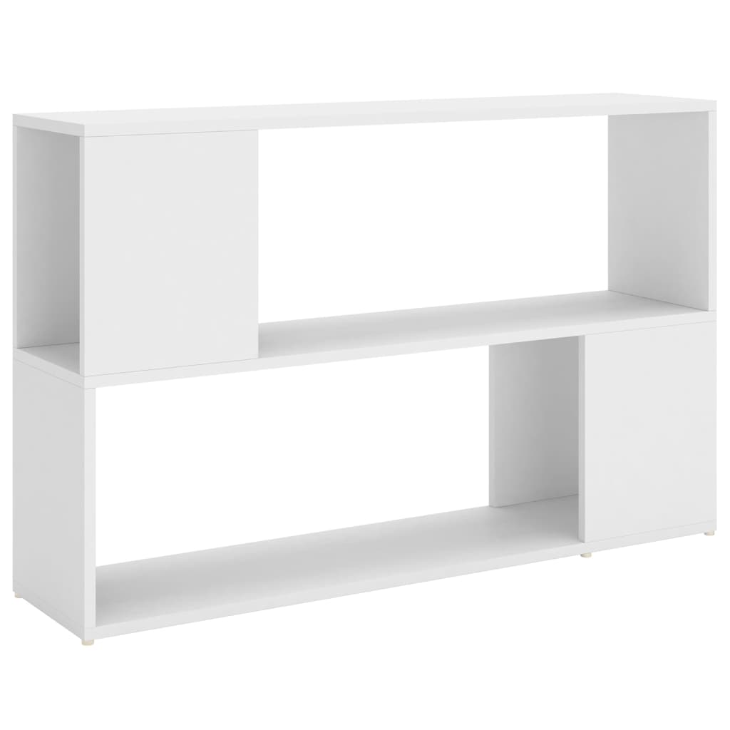 NNEVL Book Cabinet White 100x24x63 cm Chipboard-1