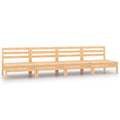 NNEVL Garden Middle Sofas 4 pcs Solid Pinewood-0