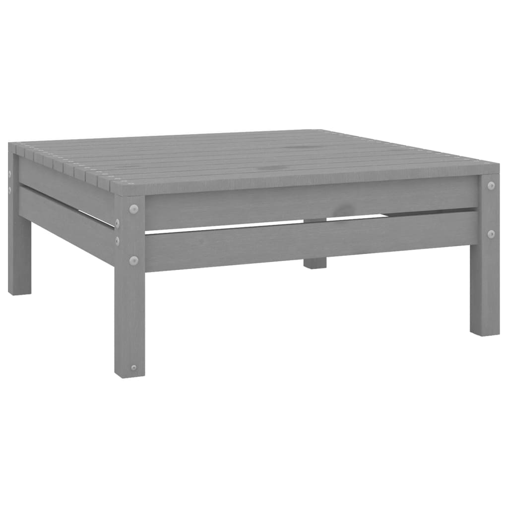 NNEVL 6 Piece Garden Lounge Set Grey Solid Pinewood-2