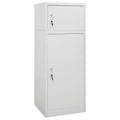 NNEVL Saddle Cabinet Light Grey 53x53x140 cm Steel-0