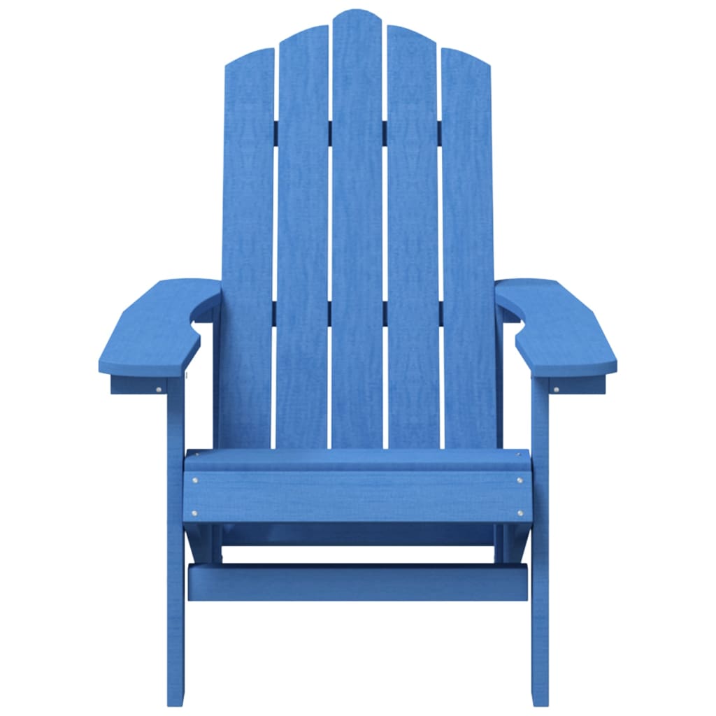 NNEVL Garden Adirondack Chair HDPE Aqua Blue-2