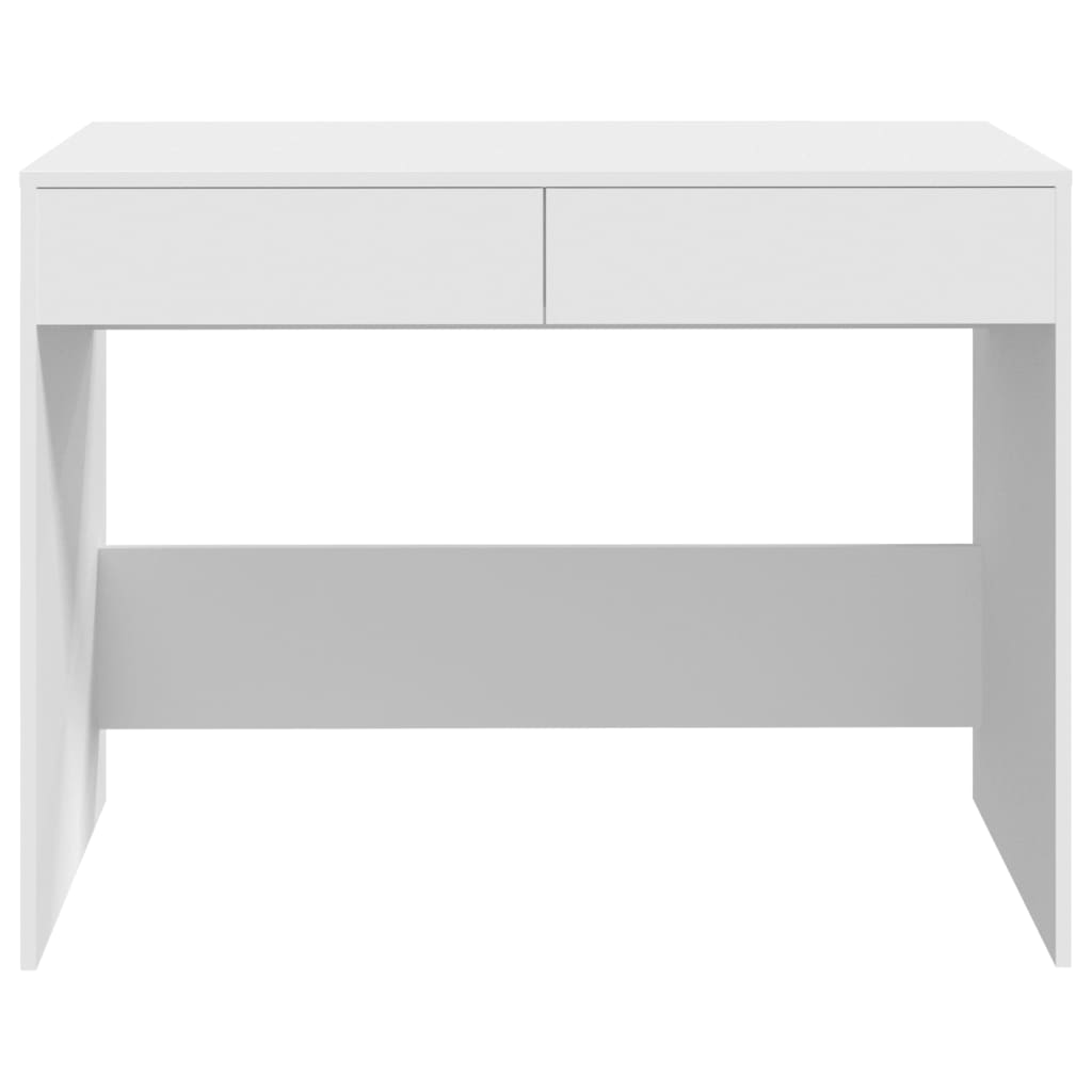 NNEVL Desk White 101x50x76.5 cm Engineered Wood-4