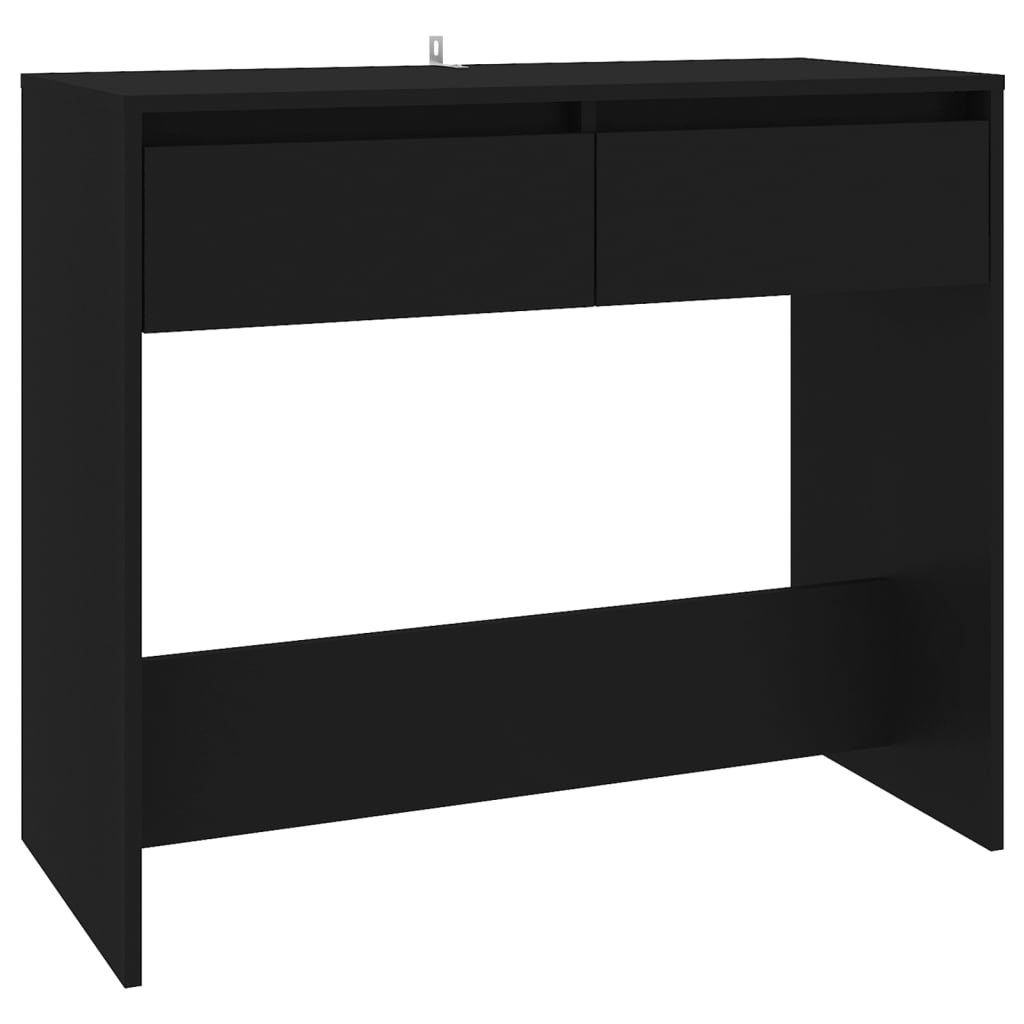 NNEVL Console Table Black 89x41x76.5 cm Steel-1