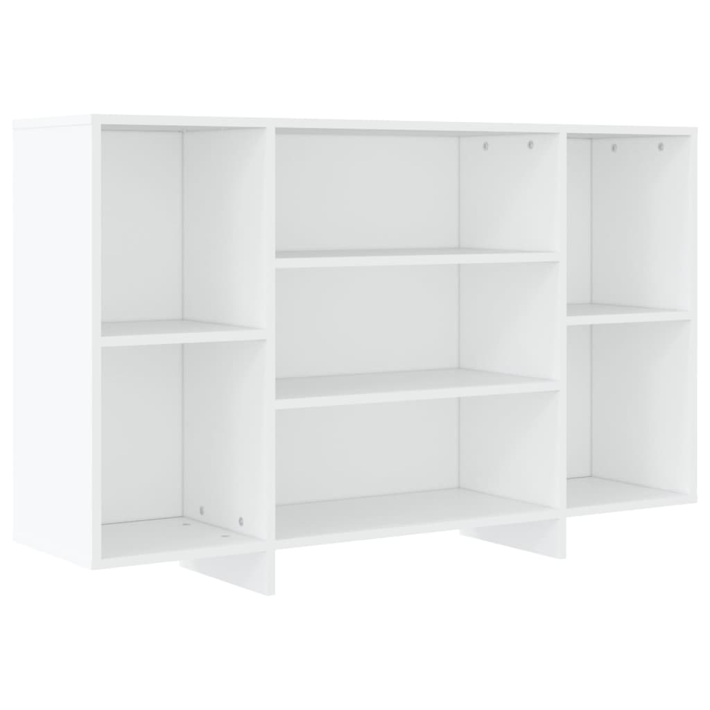 NNEVL Sideboard White 120x30x75 cm Engineered Wood-1