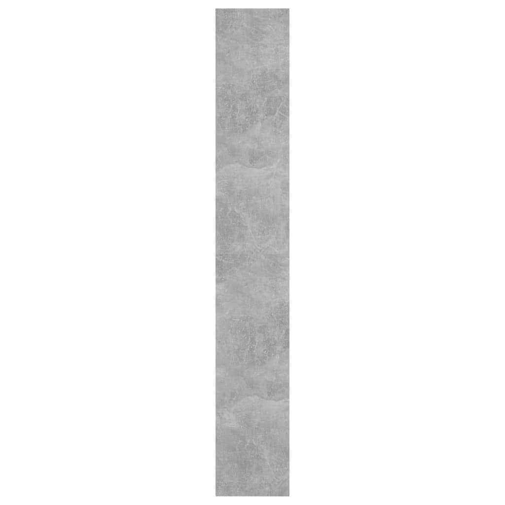 NNEVL Book Cabinet/Room Divider Concrete Grey 60x30x198 cm-4