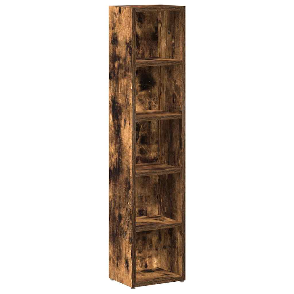 NNEVL CD Cabinets 2 pcs Smoked Oak 21x16x93.5 cm Engineered Wood-3