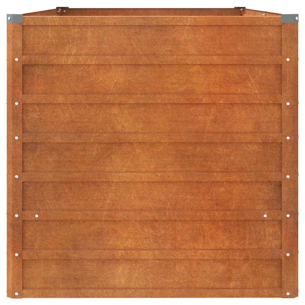 NNEVL Garden Raised Bed Rusty 160x80x77 cm Corten Steel-4