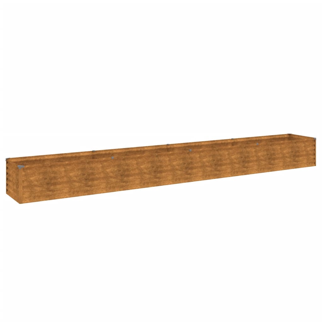NNEVL Garden Raised Bed 386x50x36 cm Corten Steel-1