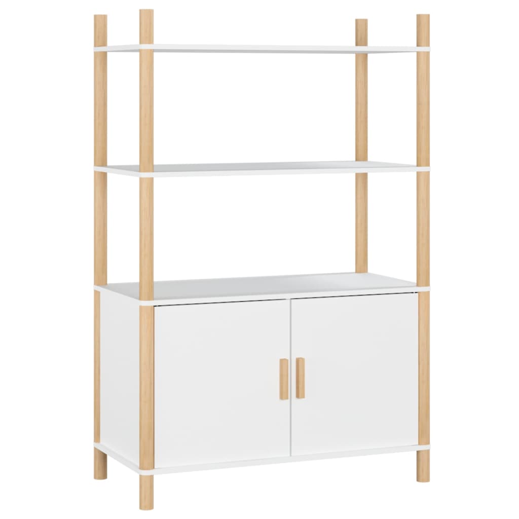 NNEVL Highboard White 80x40x121 cm Engineered Wood-1