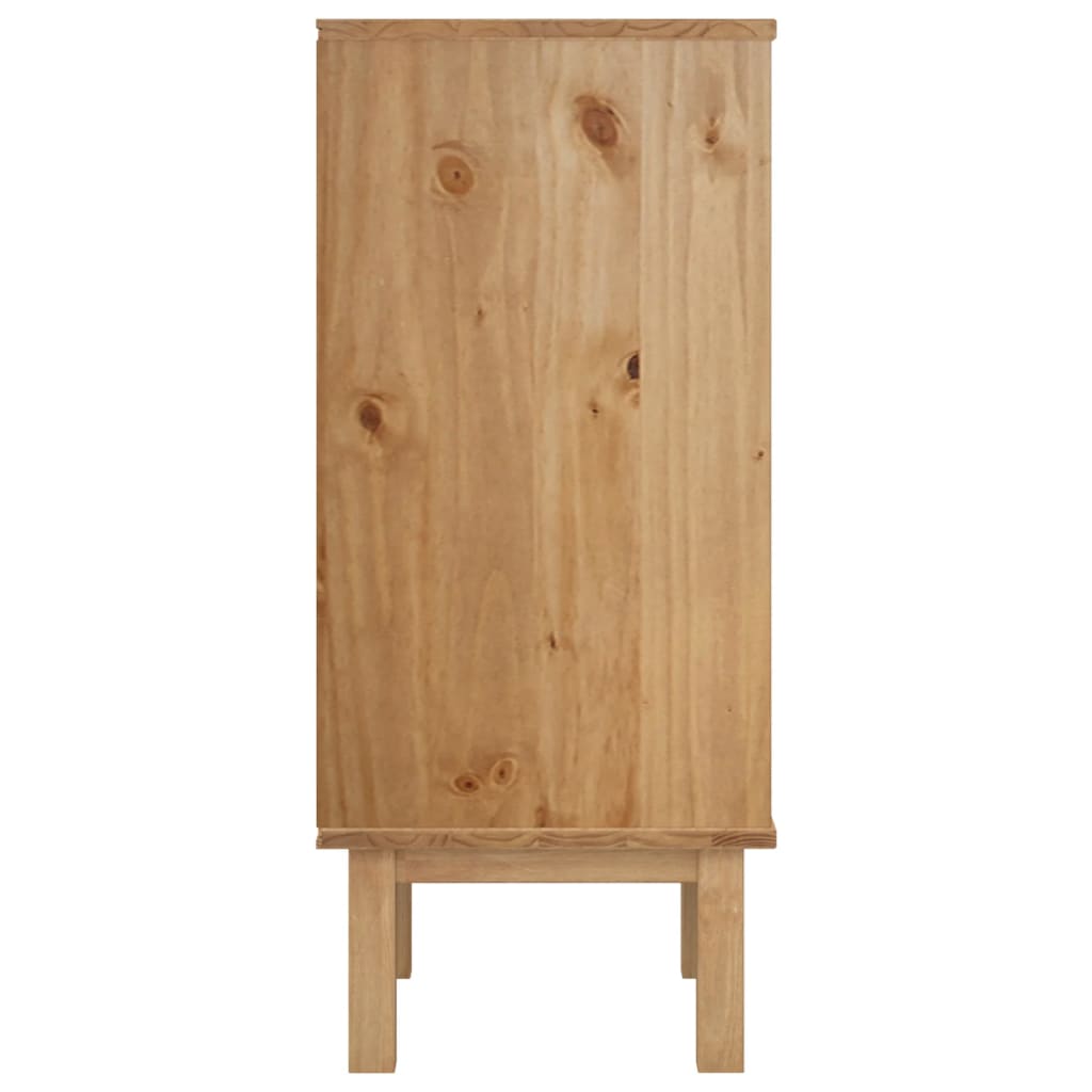 NNEVL Drawer Cabinet OTTA 45x39x90cm Solid Wood Pine-4
