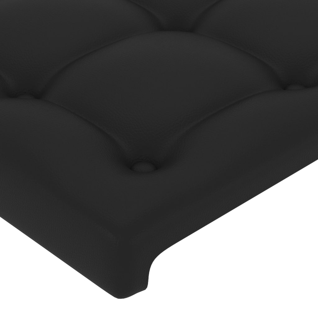 NNEVL Headboards 4 pcs Black 72x5x78/88 cm Faux Leather-3