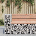 NNEVL Garden Bench Gabion Design 92x71x65.5 cm Solid Wood Douglas-0