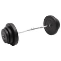 NNEVL Curl Barbell with Plates 60 kg-0