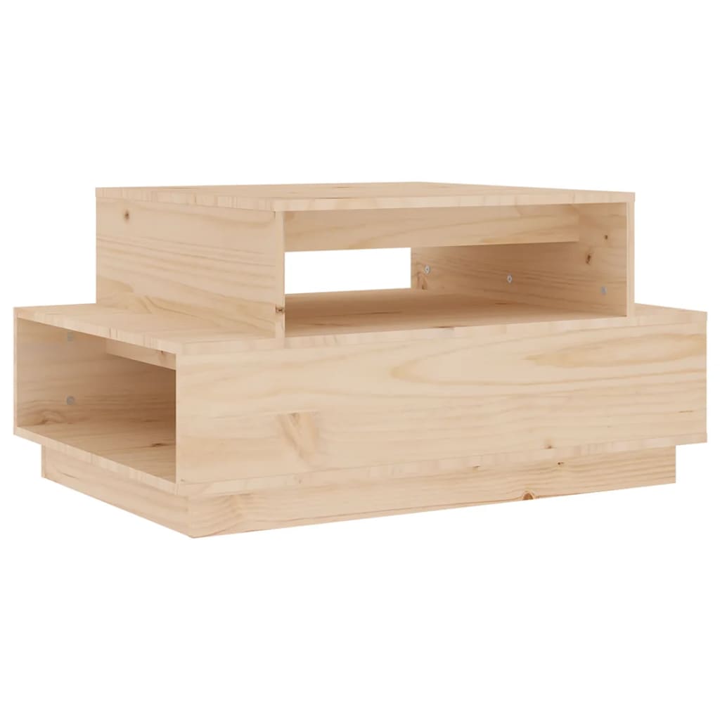 NNEVL Coffee Table 80x55x40.5 cm Solid Wood Pine-1