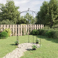 NNEVL Garden Arch Black Ø180x255 cm Steel-0