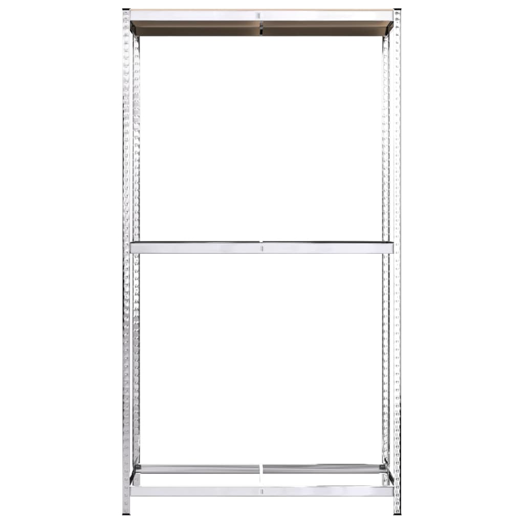 NNEVL 2-Layer Tire Racks 3 pcs Silver 110x40x180 cm Steel-4