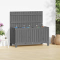 NNEVL Garden Storage Box Grey 115x49x60 cm Solid Wood Pine-0