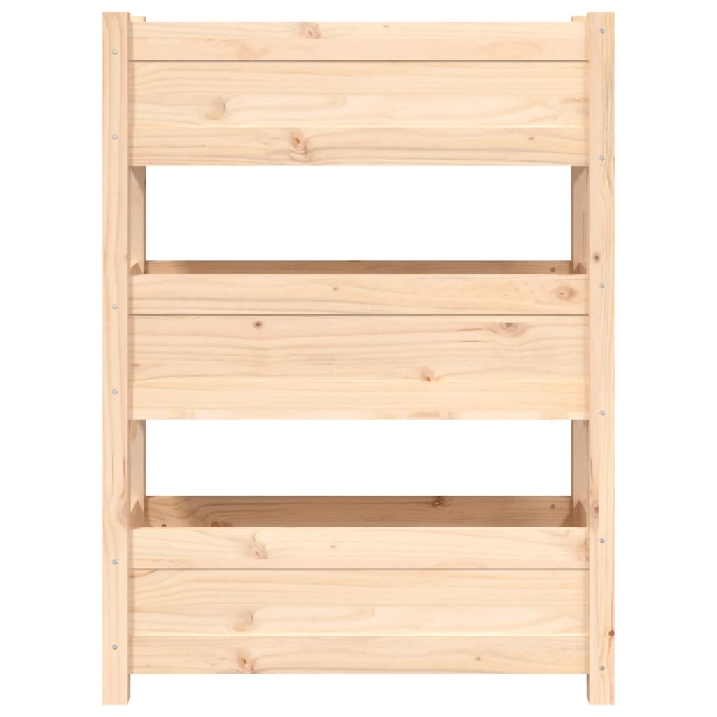 NNEVL Planter 77x25x104.5 cm Solid Wood Pine-4